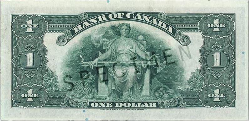 $1 — back (The First Series)