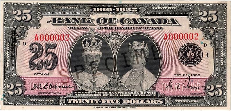 $25 — front (The First Series)