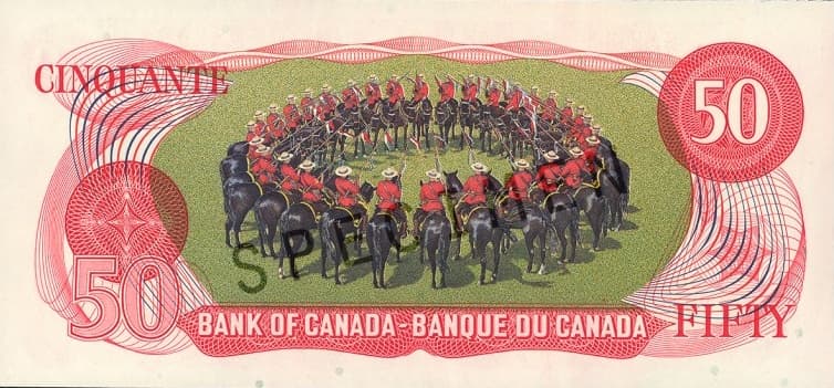 $50 — back (The Scenes of Canada Series)