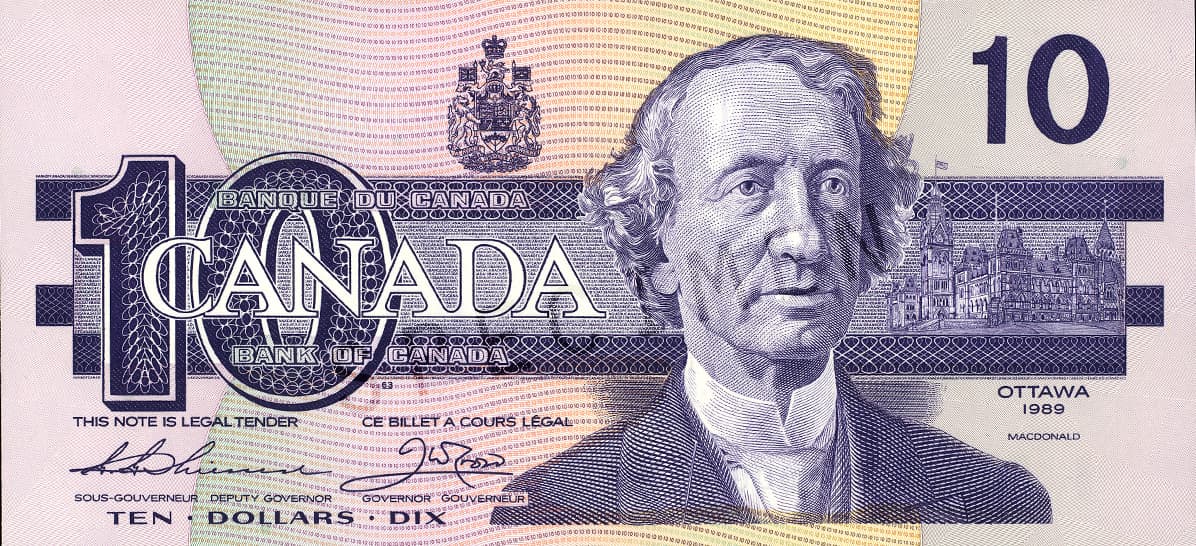 $10 — front (The Birds of Canada Series)