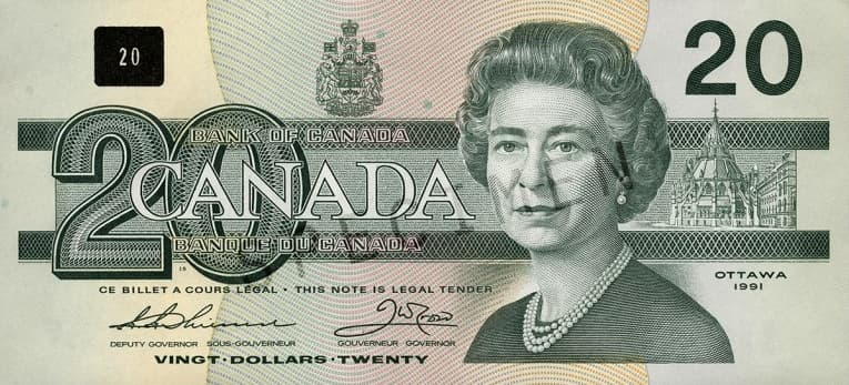 $20 — front (The Birds of Canada Series)