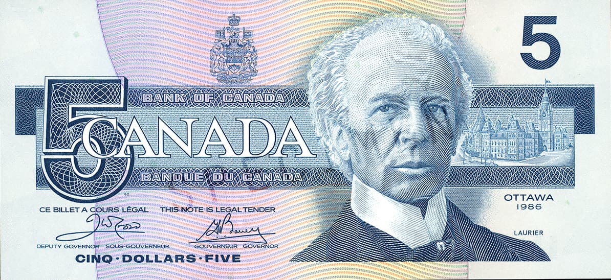 $5 — front (The Birds of Canada Series)