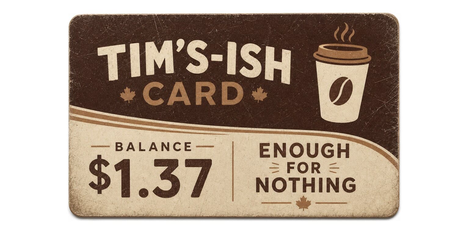 Tim's-ish Card, front, The We Made It Up Series