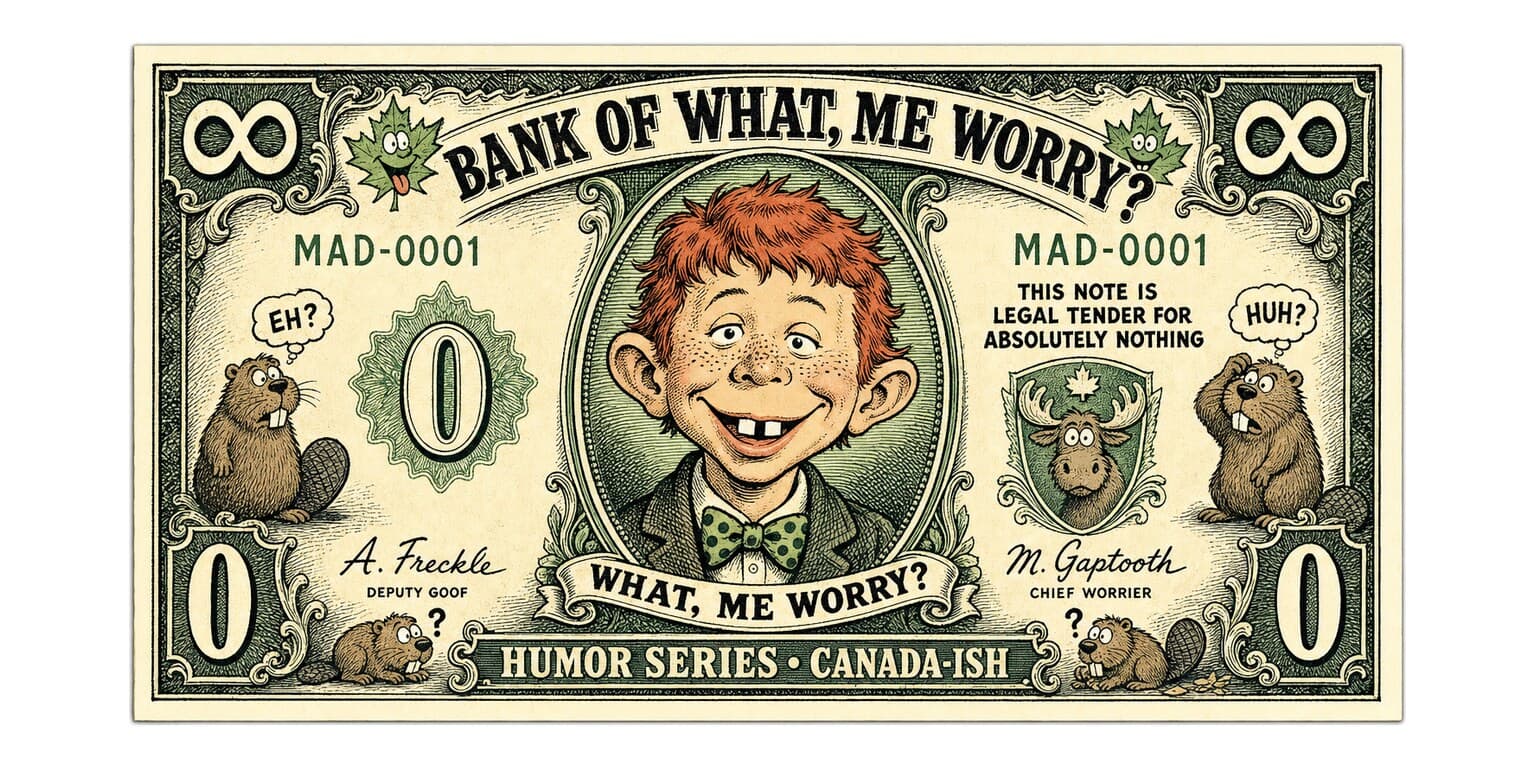 "What, Me Worry?", front, The We Made It Up Series