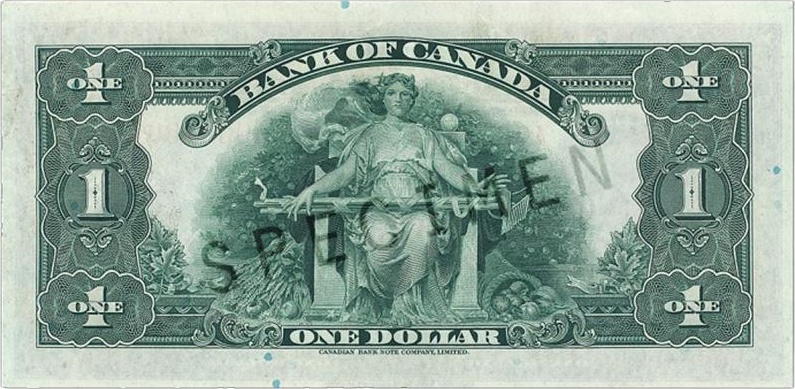$1 — back (The First Series)