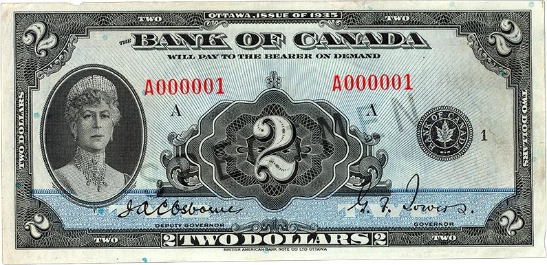 $2 — front (The First Series)