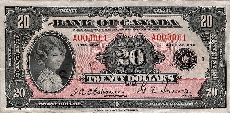 $20 — front (The First Series)