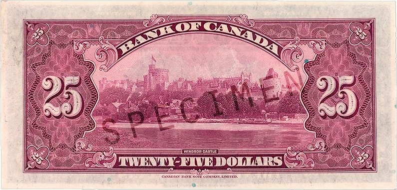 $25 — back (The First Series)