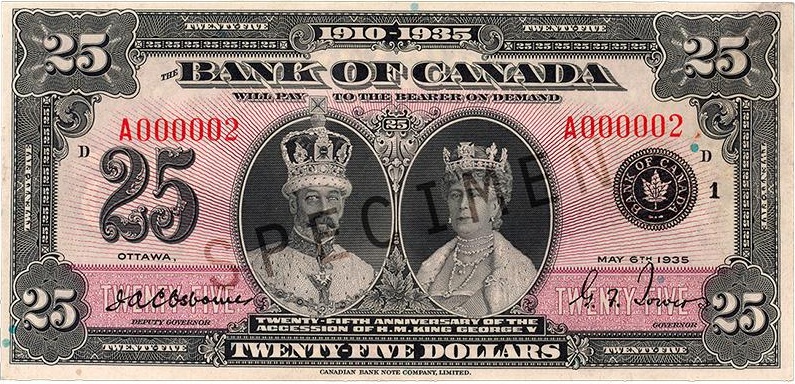 $25 — front (The First Series)