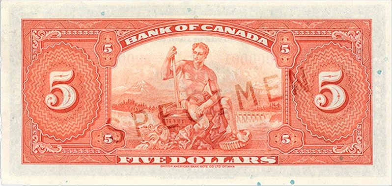 $5 — back (The First Series)