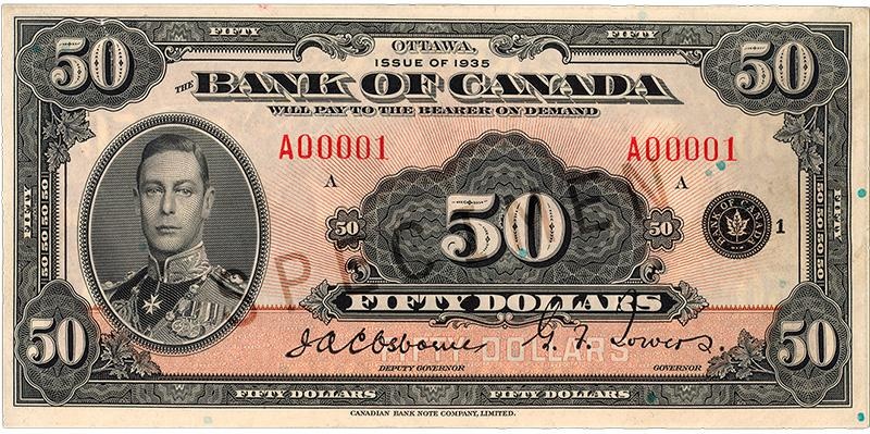 $50 — front (The First Series)