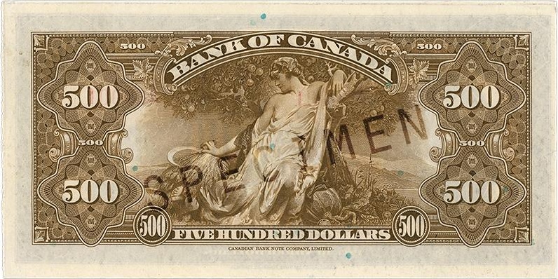 $500 — back (The First Series)