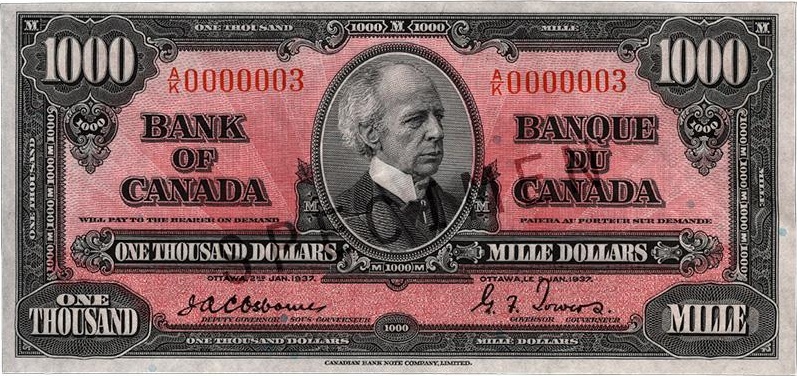 $1000 — front (The Bilingual Series)