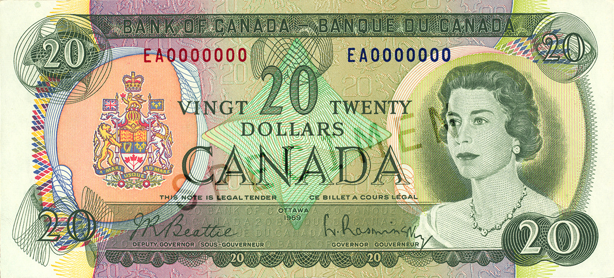 $20 — front (The Scenes of Canada Series)
