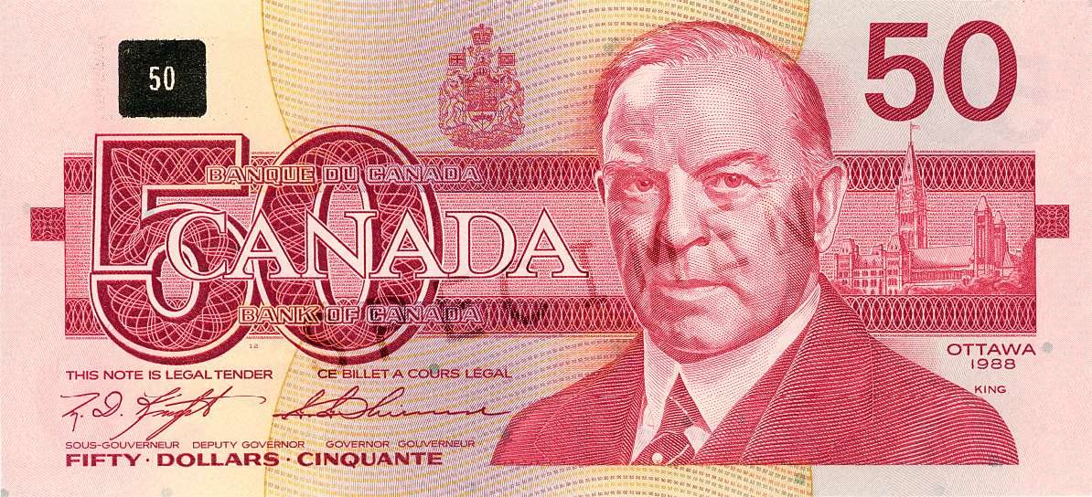 $50 — front (The Birds of Canada Series)