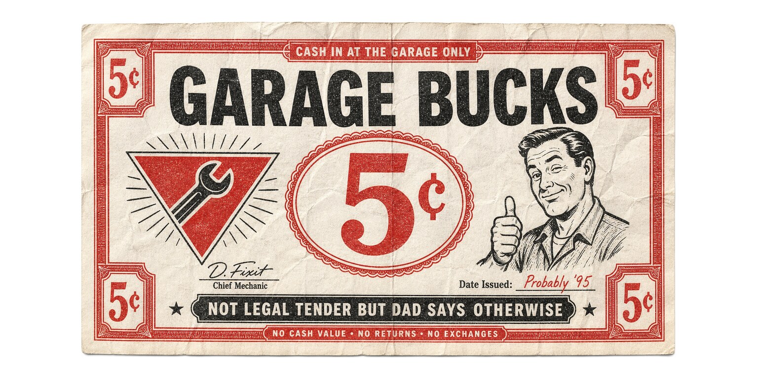 Canadian Tire Money, front, The We Made It Up Series