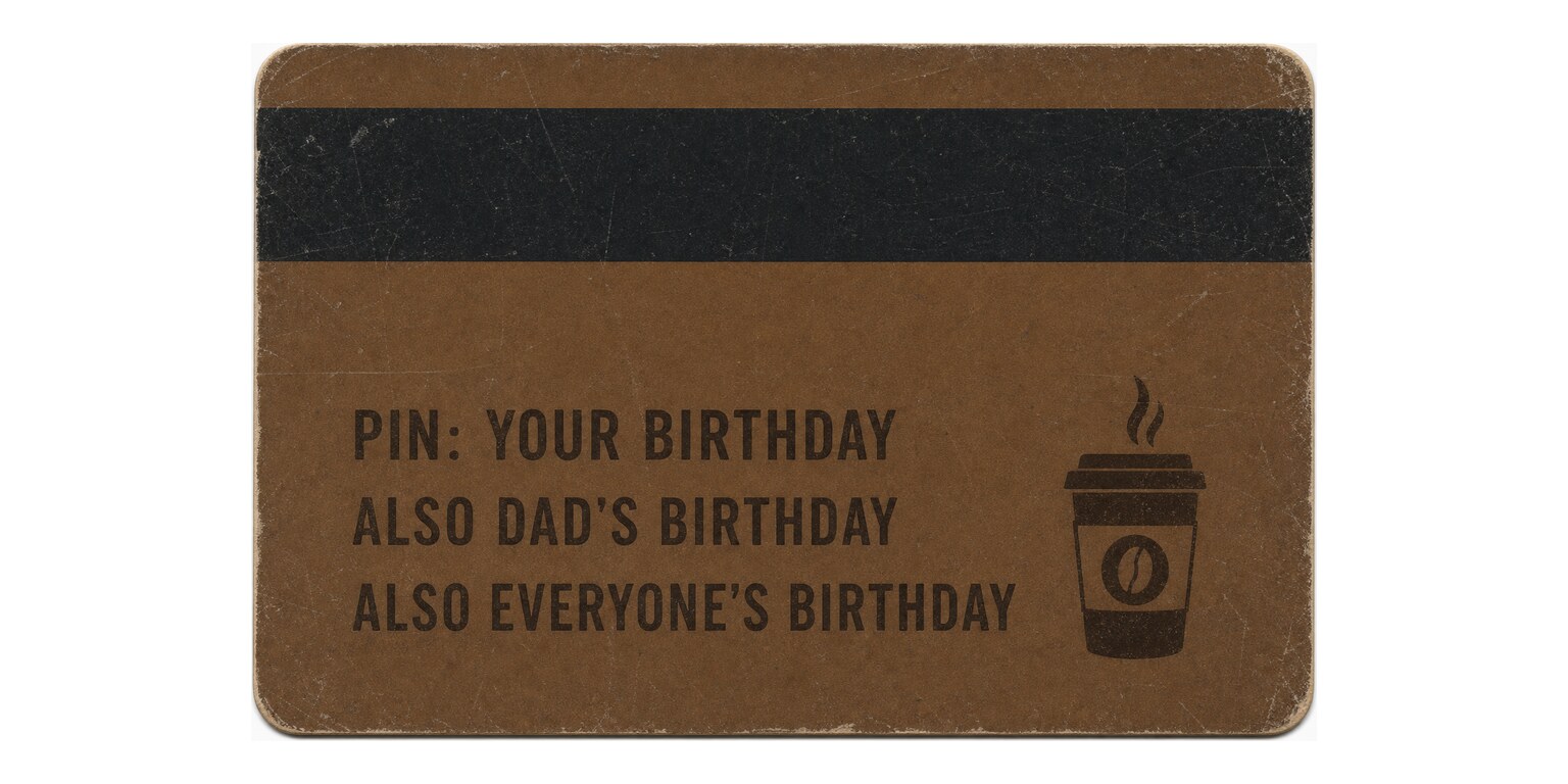 Tim's-ish Card, back, The We Made It Up Series