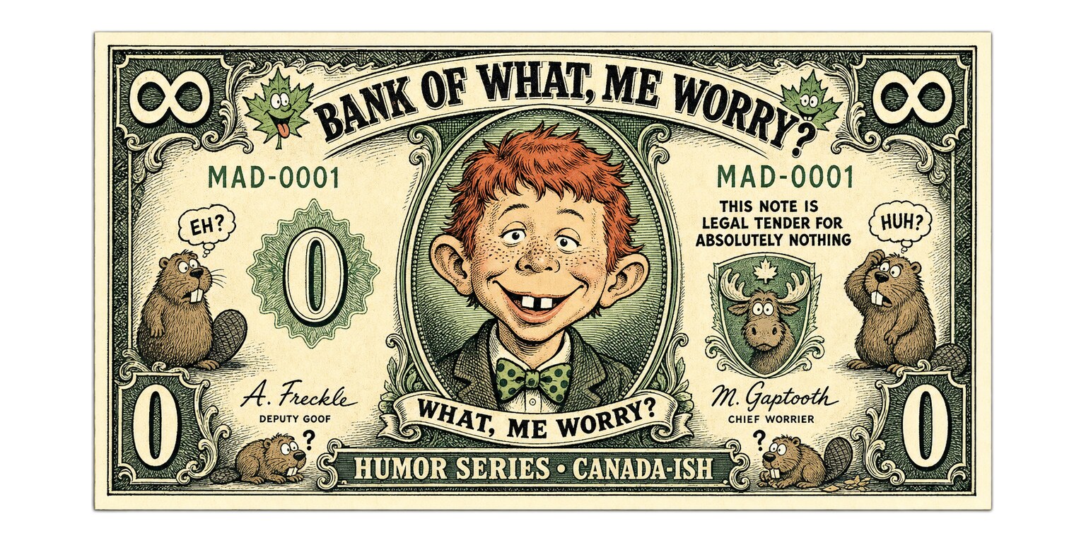 "What, Me Worry?", front, The We Made It Up Series